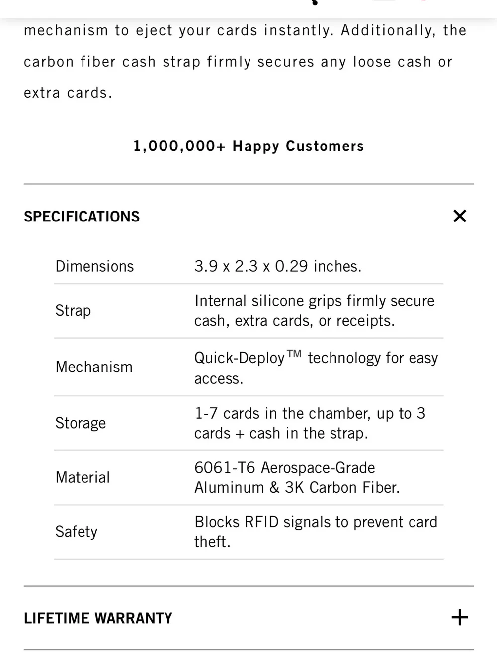 Pacific Blue CODE 118 Minimalist Wallet RFID Card w elastic strap
